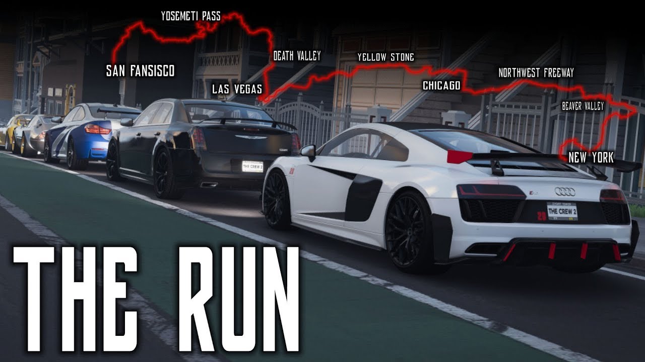 THE CREW 2 NFS THE RUN RACE [PC 1080p 60fps]