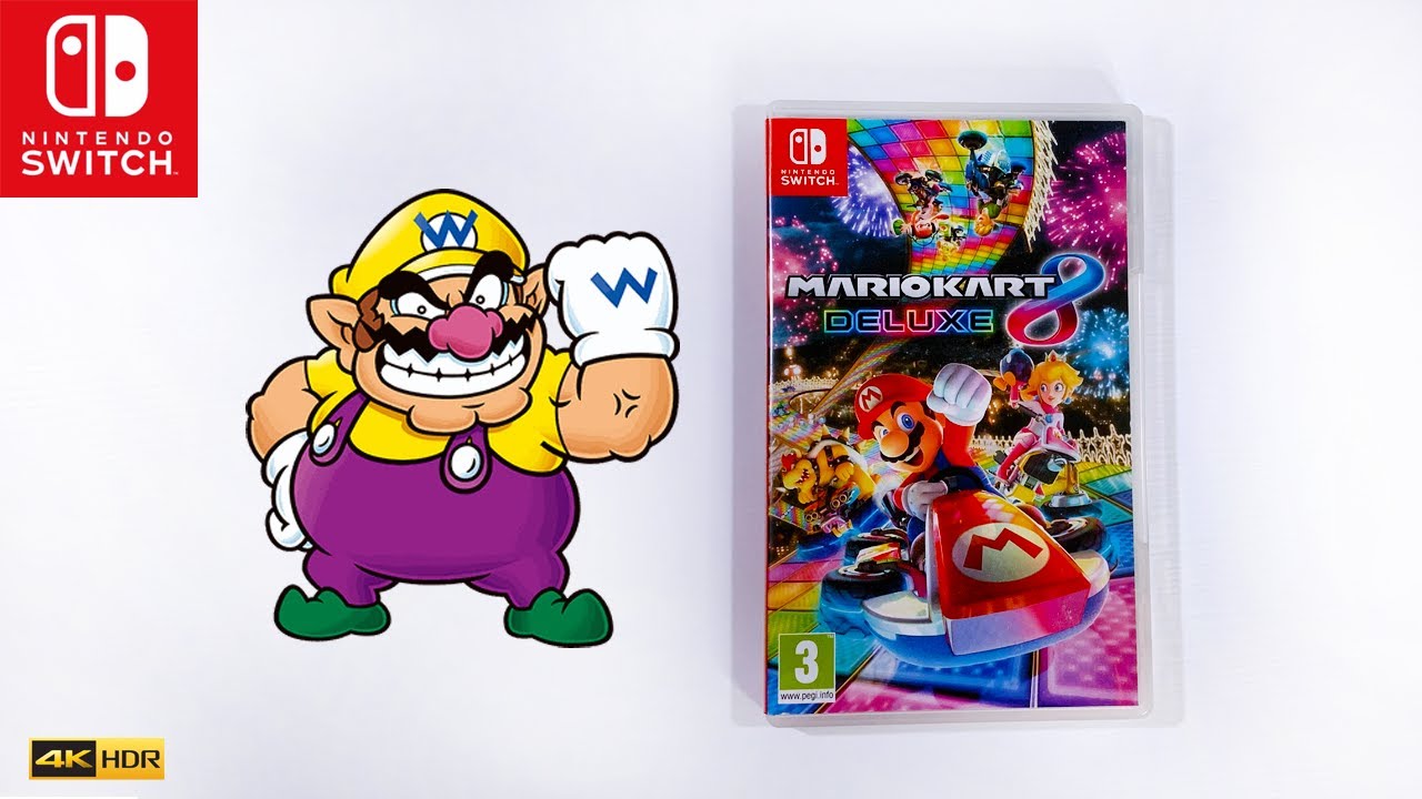 Wario Kart 8 Deluxe on Nintendo Switch OLED (Handheld Gameplay)