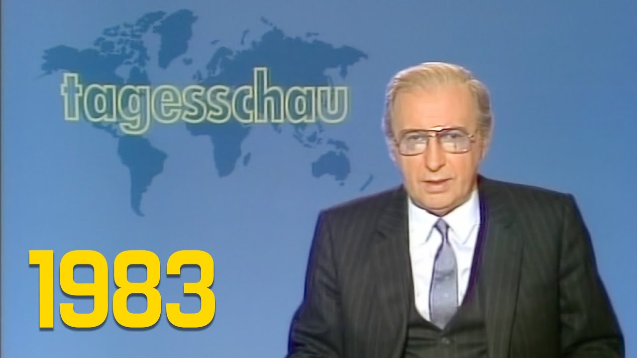 ARD Tagesschau 20:00 Uhr mit Karl-Heinz Köpcke (25.11.1983)