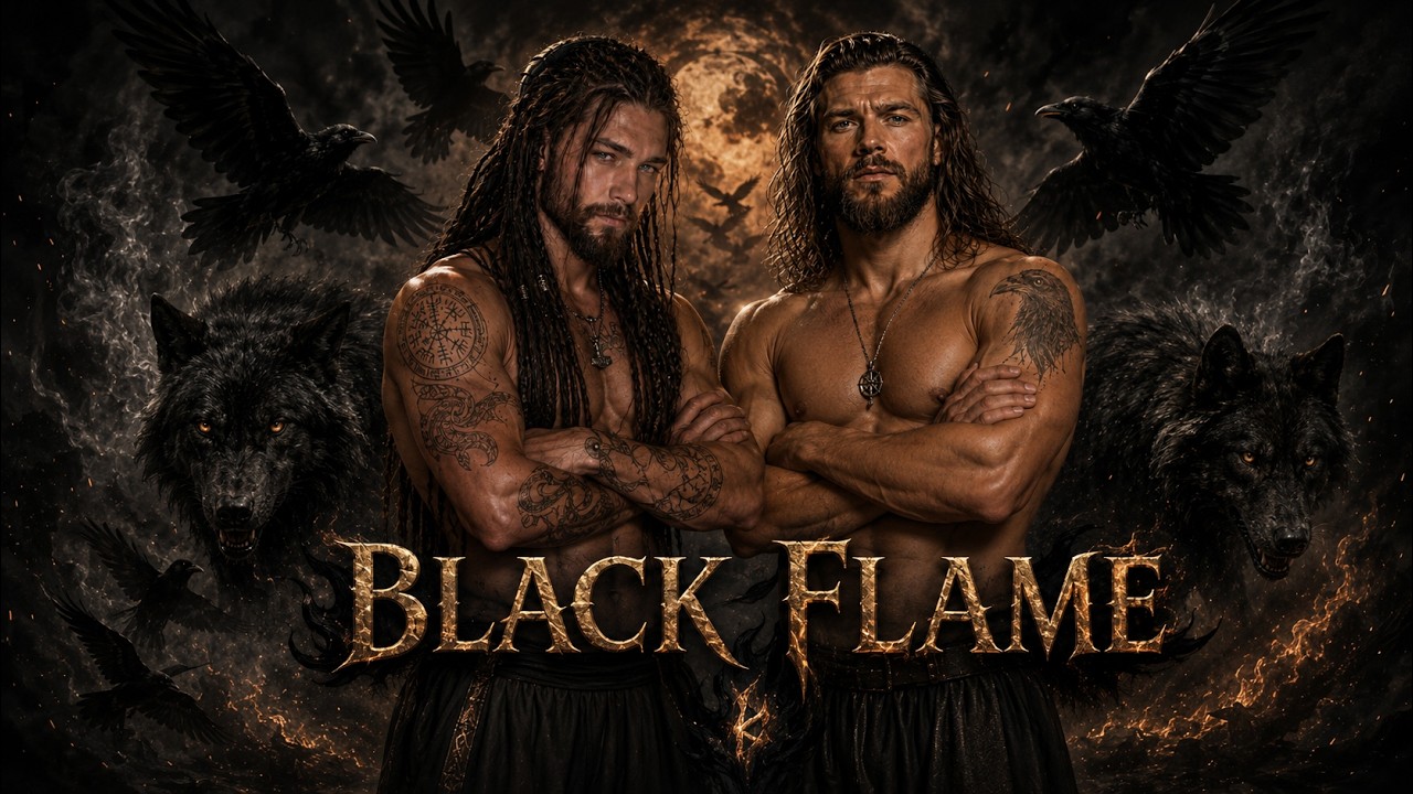 black flames between 🔥loki and baldr 3 songs epic nordic