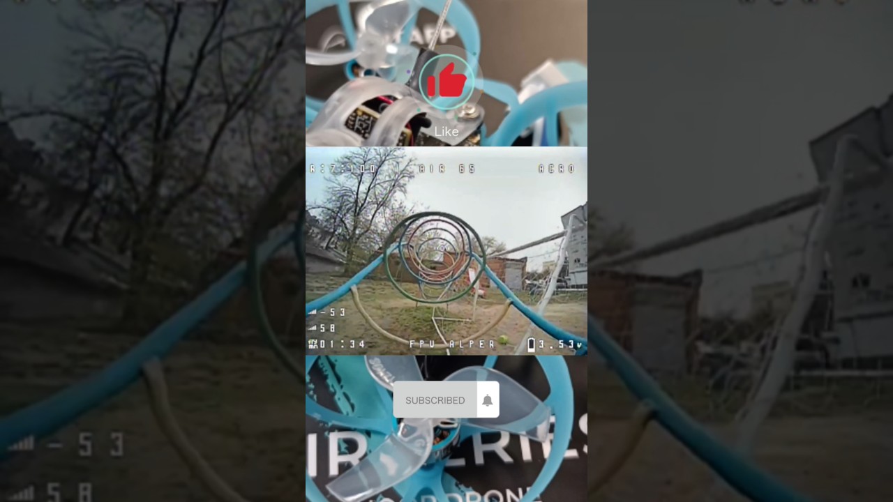 Фристайл На Площадке TinyWoop BetaFpv Air 65 #fpv #fantazyfpv #air65 #drone #betaflight #freestyle