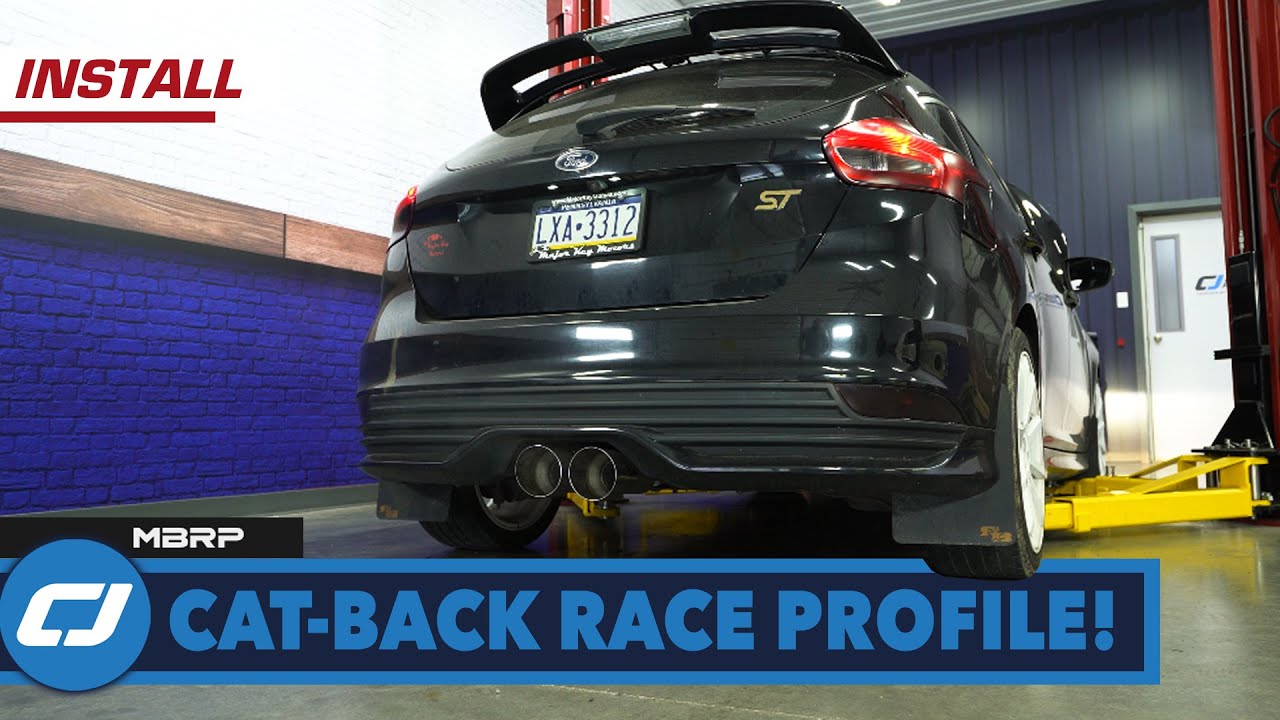 Check Out This AGGRESSIVE Race Profile Cat-Back for the 2013-2018 Focus ST!