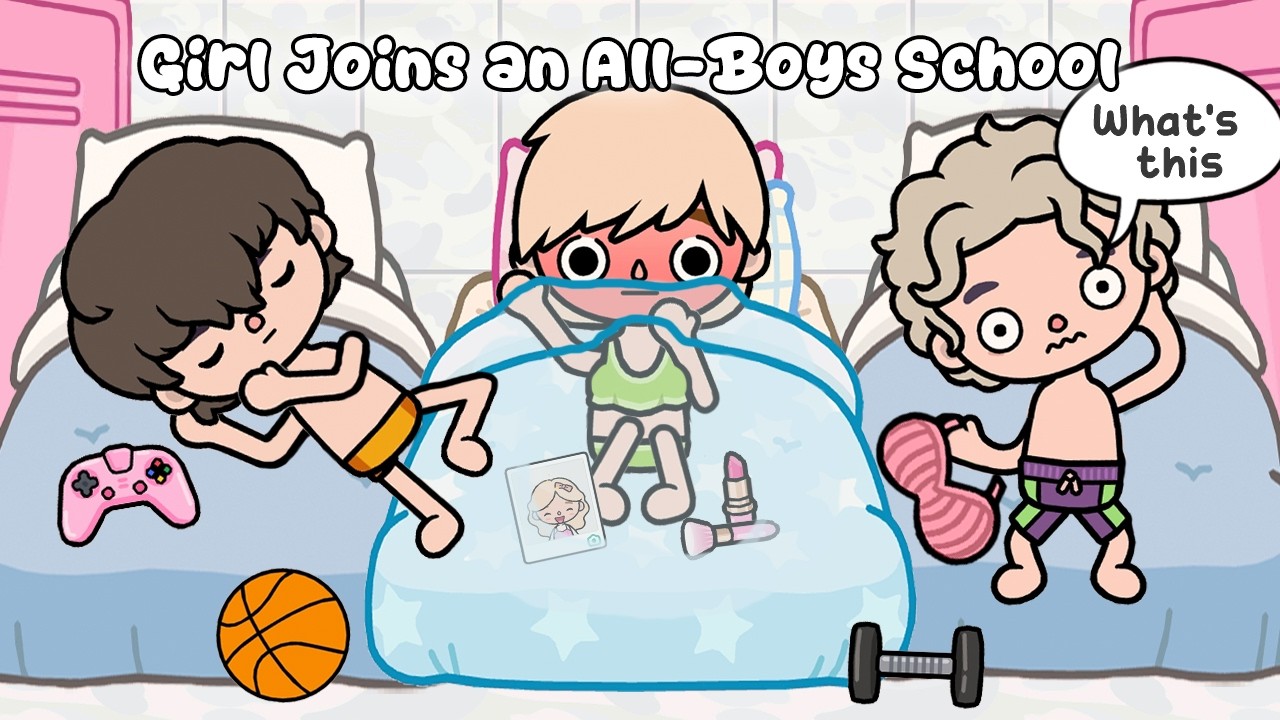 She's the Only Girl in an All-Boys School 🏫😳 | Toca Life Story | Toca Boca