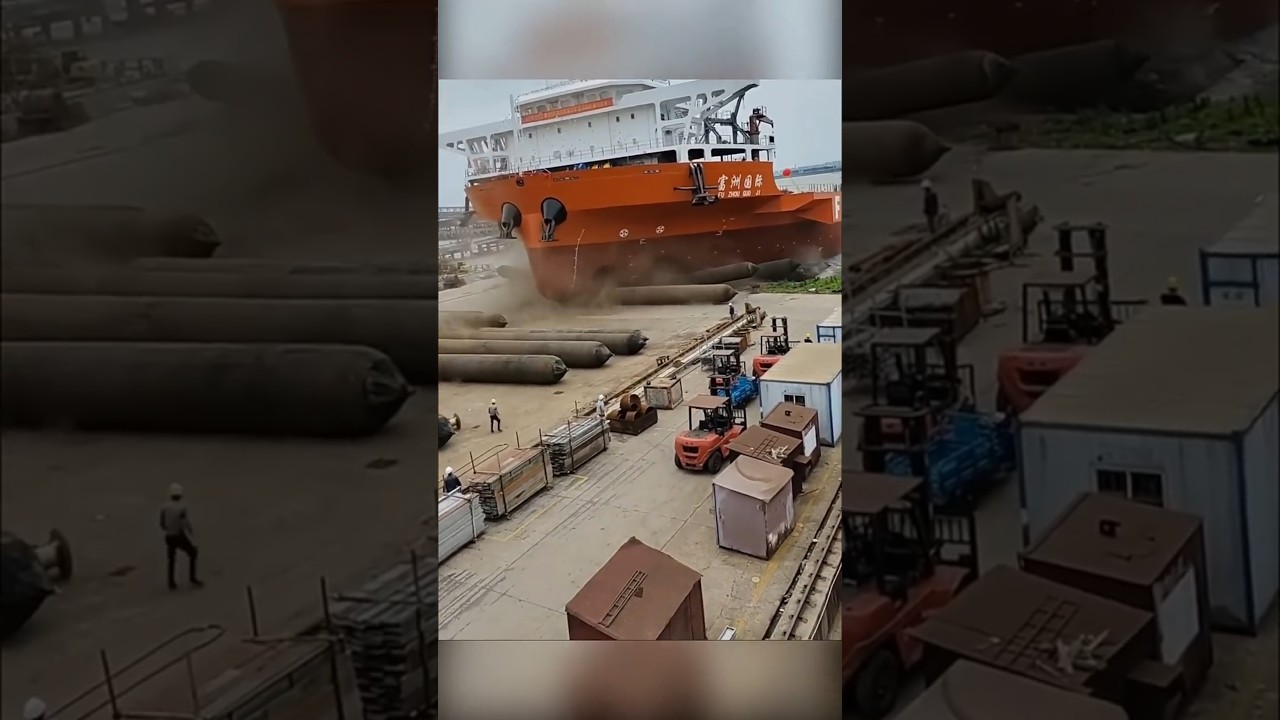 World's BEST Ship Launch! 🚢 ✨