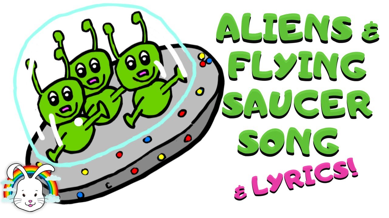 Flying Saucer Song & Lyrics | Three Little Men In A Flying Saucer | Nursery Rhymes