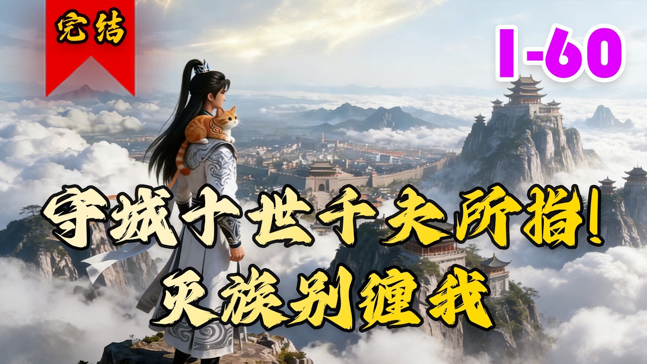 🔥已完结《守城十世千夫所指！灭族别缠我》共60集 | 镇守者陆逍遥被背刺郁郁而终，重活一世系统觉醒，自此踏上一段“黑化”的逍遥之路。