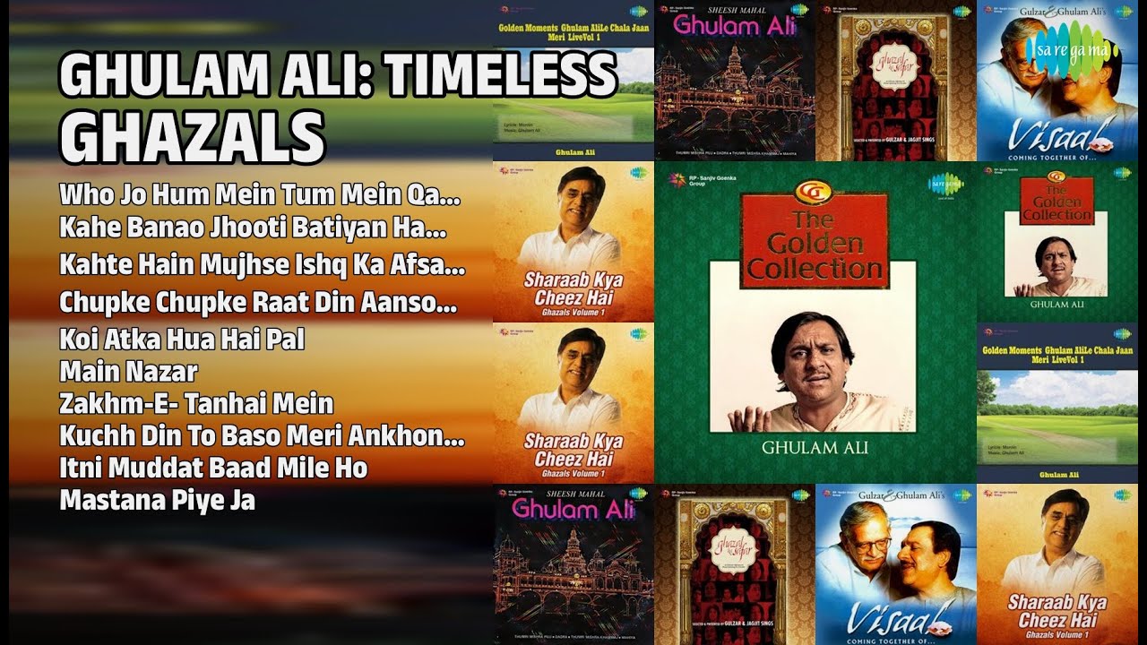 Ghulam Ali: Ghazal Nostalgia | Ghulam Ali Songs | Who Jo Hum Mein Tum Mein Qarar Tha Live