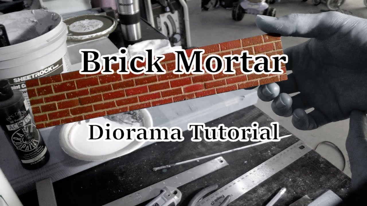 Brick Mortar Diorama Tutorial