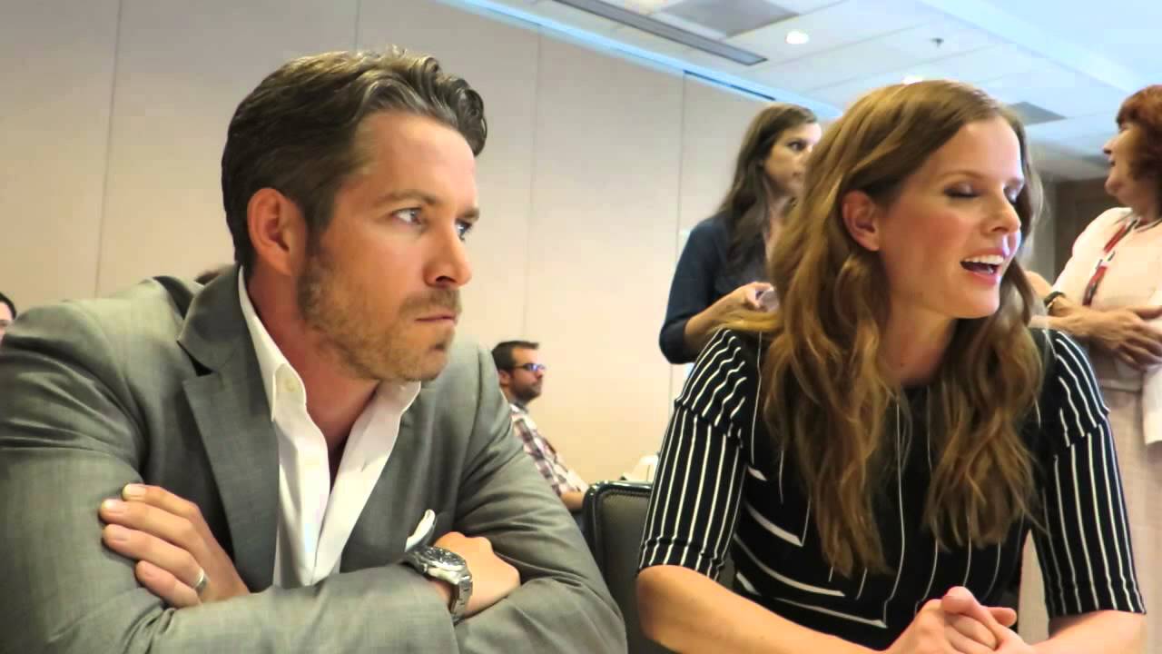 Sean Maguire and Rebecca Mader of Once Upon a Time