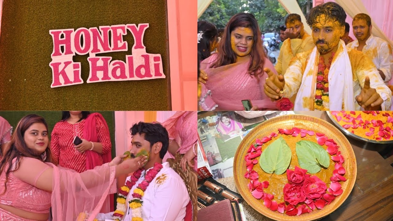 HONEY KI HALDI 💛 | Mamu ki haldi Vlog | Sourav Joshi inspired 💛