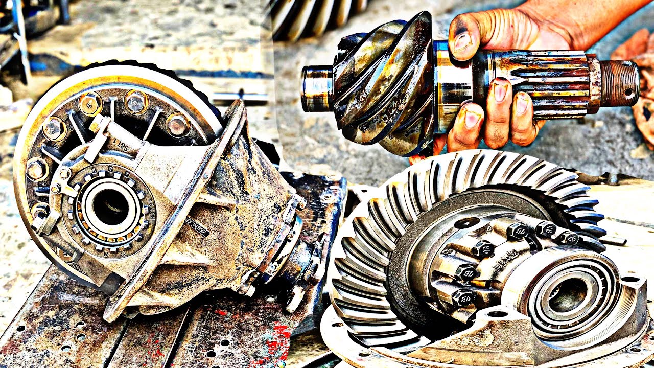 Restoration Trailer diferential Gear ||How To Repair Truck Differential Gear||