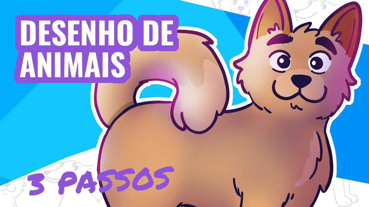 Cartoons 32 - Método de como desenhar qualquer tipo de animal