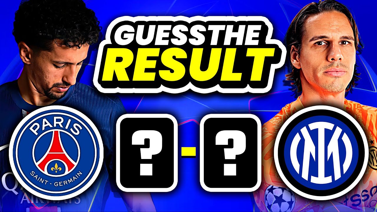 GUESS THE RESULT OF CHAMPIONS LEAGUE | QUIZ FOOTBALL TRIVIA 2025