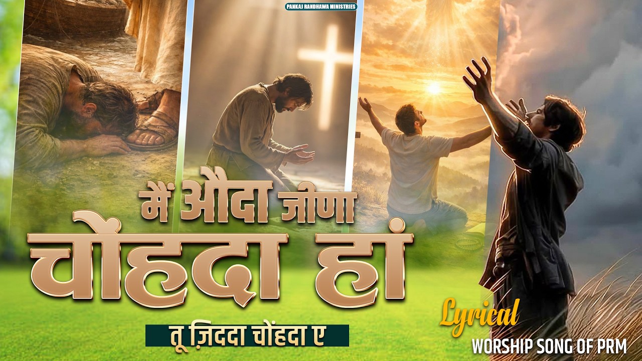 मैं औदा जीणा चोंहदा हां Odan Jeena Chahunda Ha Lyrical Worship Song of@pankajrandhawaministries​