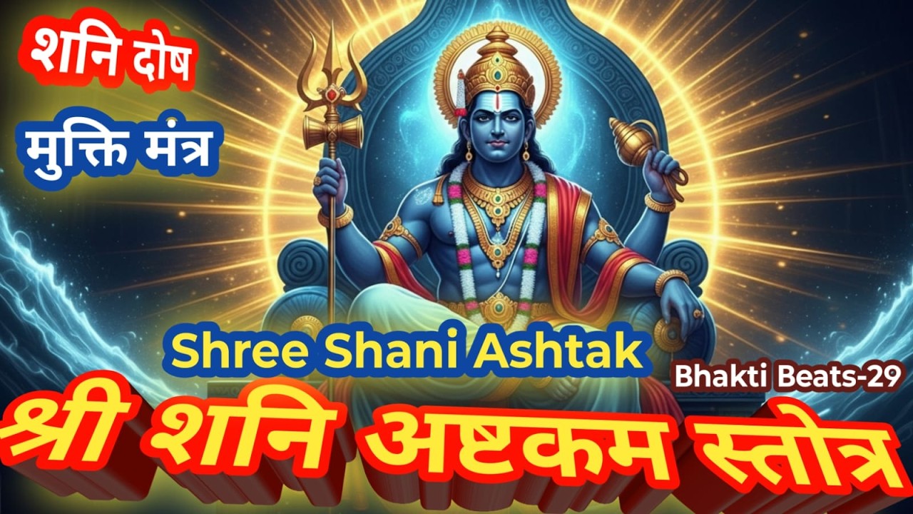 शनि दोष मुक्ति मंत्र | श्री शनि अष्टकम स्तोत्र | Shree Shani Ashtak | Non‑Stop Devotional Music