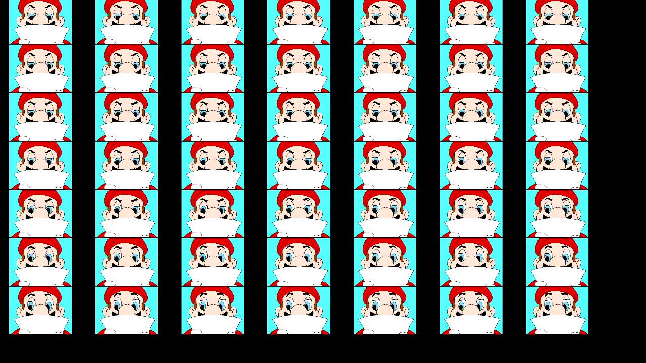 Hotel Mario with a new track added every frame
