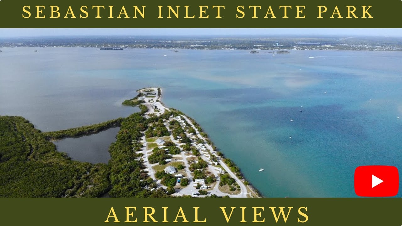 Sebastian Inlet State Park, Florida #drone #florida #beach #travel