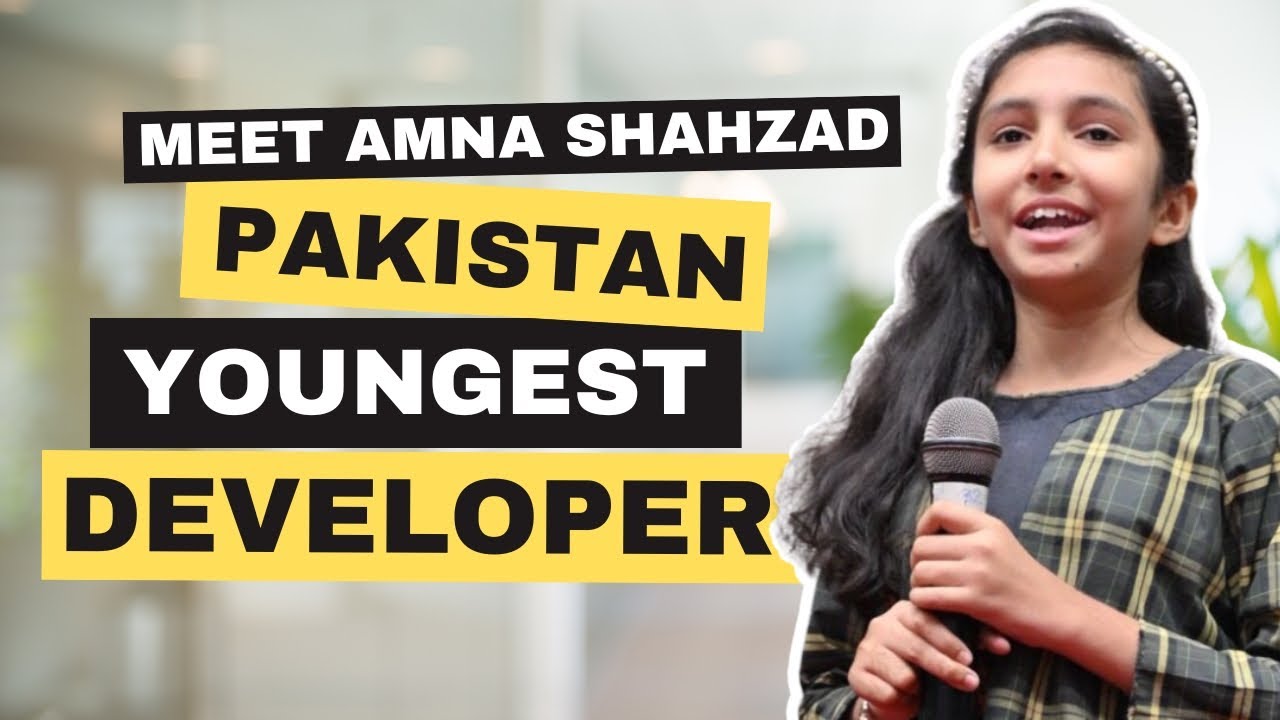 Meet the Prodigy: Pakistan's Youngest Developer Takes the Web | Amna Shahzad | Frontend Developer
