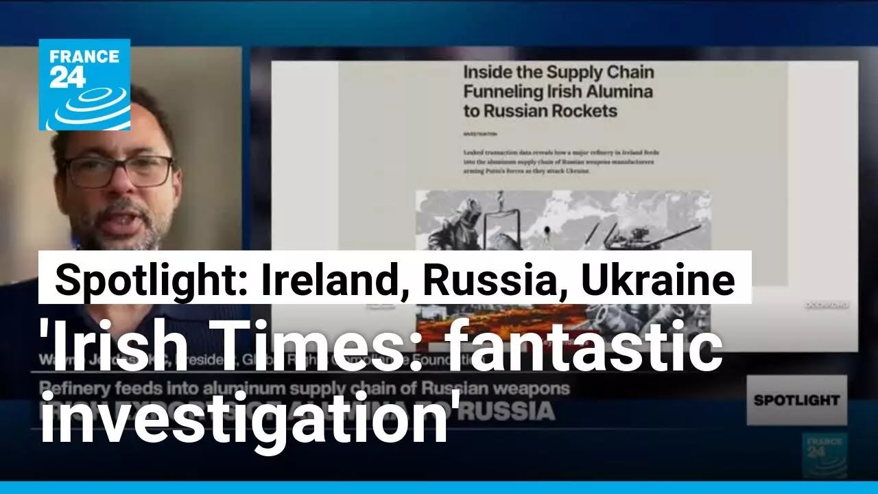 Irish company 'assisting in commission of crimes' by supplying alumina to Russia for Ukraine war