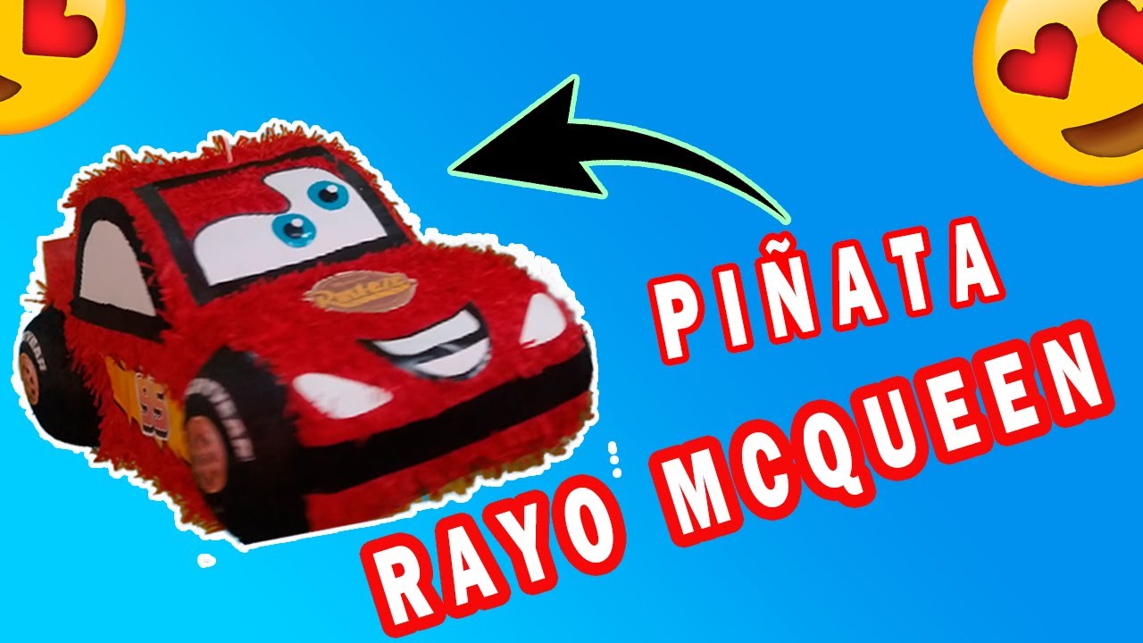Piñata de Rayo McQueen ✅😍  | Álbum Piñatas de Personajes
