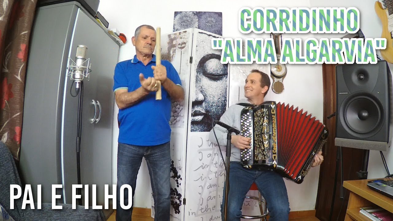 Corridinho Alma Algarvia | Pai e Filho | Pai na cana rachada e filho no acordeão