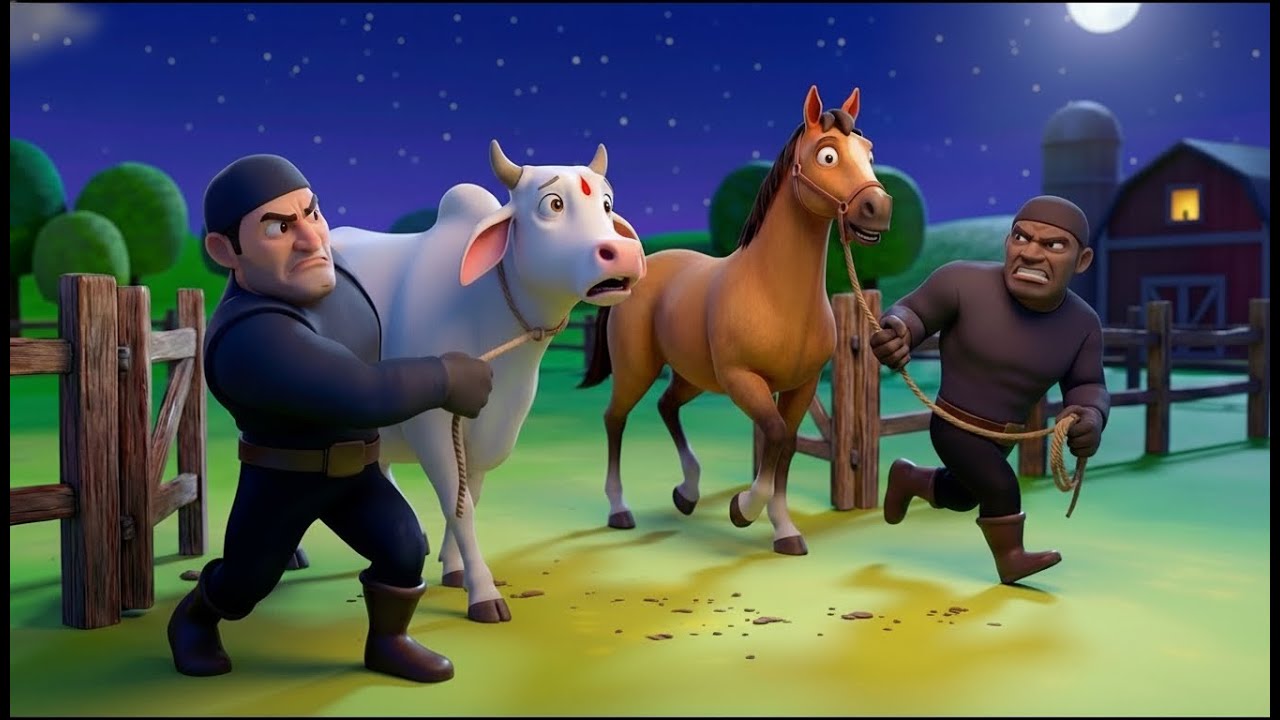 Thief in Old MacDonald’s Farm 😨  Every Animal Gone!