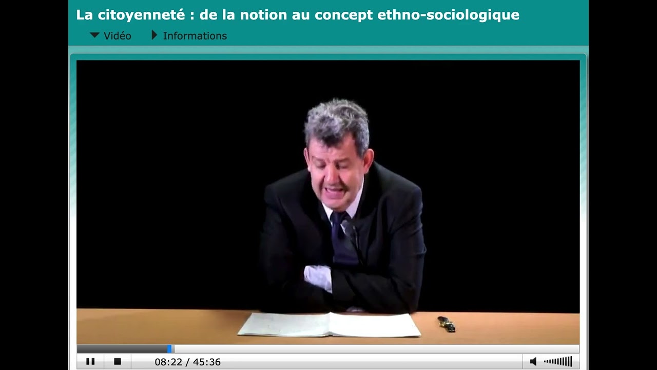 La citoyenneté : de la notion au concept ethno-sociologique