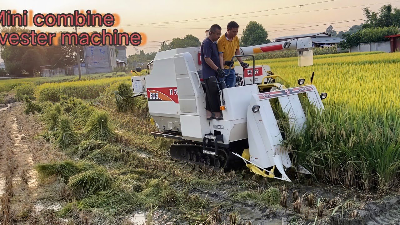 Mini combine harvester machine | Combine harvester price in india