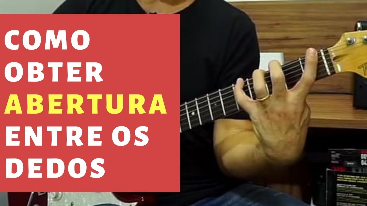 🎸Como obter ABERTURA entre os DEDOS [Guitarra] #auladeguitarra #cursodeguitarra
