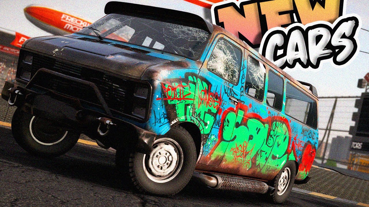 3 NEW CARS! New Van DESTROYS Everything! - Wreckfest UPDATE