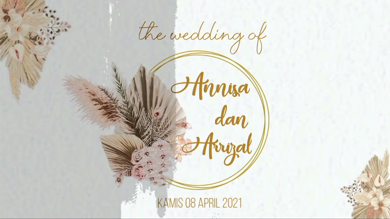 UNDANGAN PERNIKAHAN TEMA RUSTIC