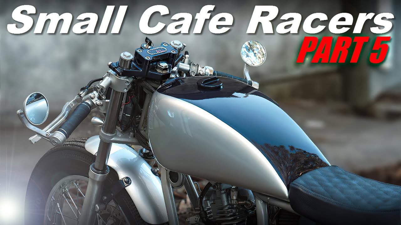 Small Cafe Racers 5 — Honda GL 160 PRO, Suzuki A100, Yamaha Scorpio