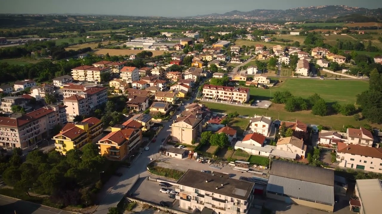 Manoppello scalo visto dal drone