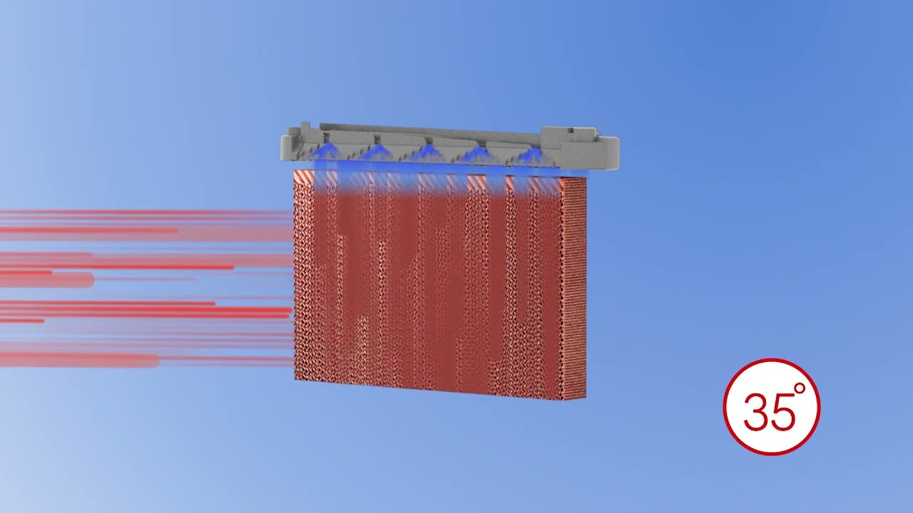 Raffrescamento evaporativo diretto: come funziona