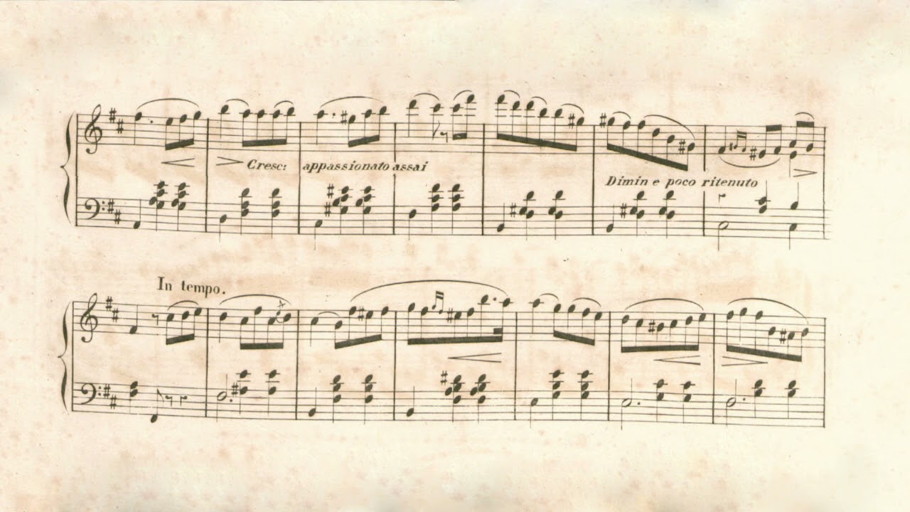 Friedrich Burgmüller- À l'ombre de la tombe Op. 73 No. 6