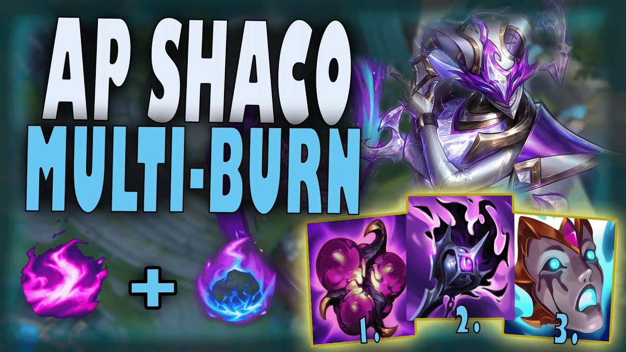 AP SHACO SUPPORT TAKES FULL CONTROL OF ENEMY JUNGLE (EASY BOX DAMAGE EVERYWHERE)