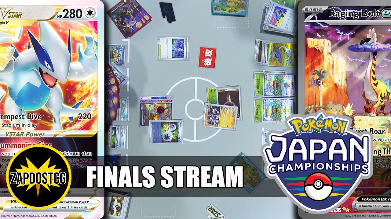 Japan Championships 2024 FINALS - Lugia VS Raging Bolt (+ Decklists) - Pokemon TCG