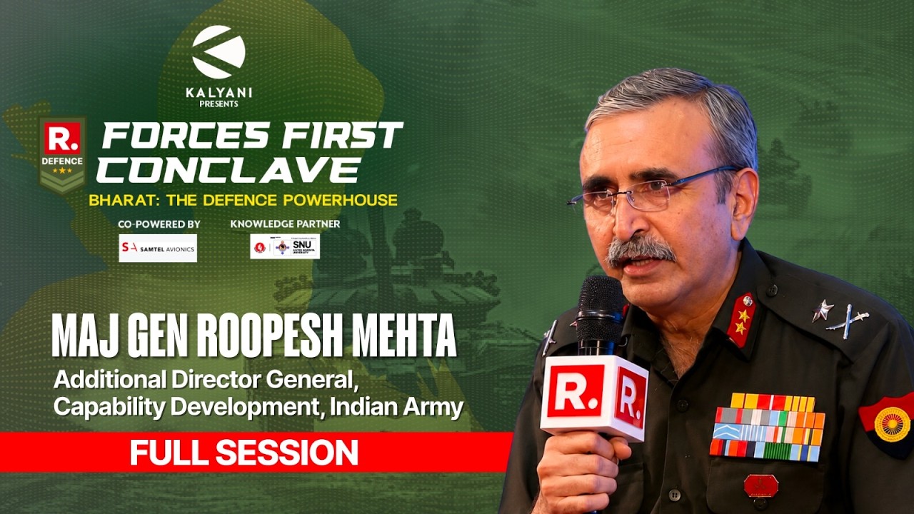 Maj Gen Roopesh Mehta At R Defence Forces First Conclave 2026 | Preparing For Unmanned Warfare