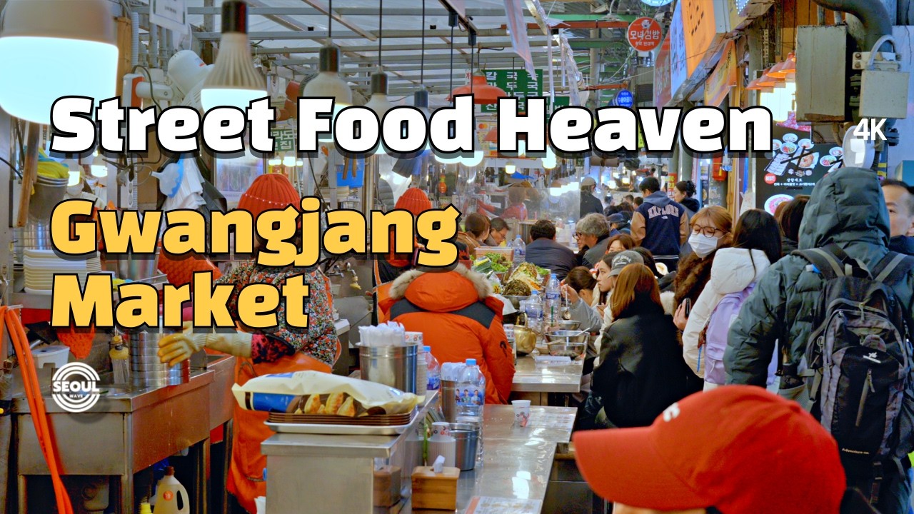 [4K] SEOUL Trip | Gwangjang Market | Korean Street Food HEAVEN in Seoul