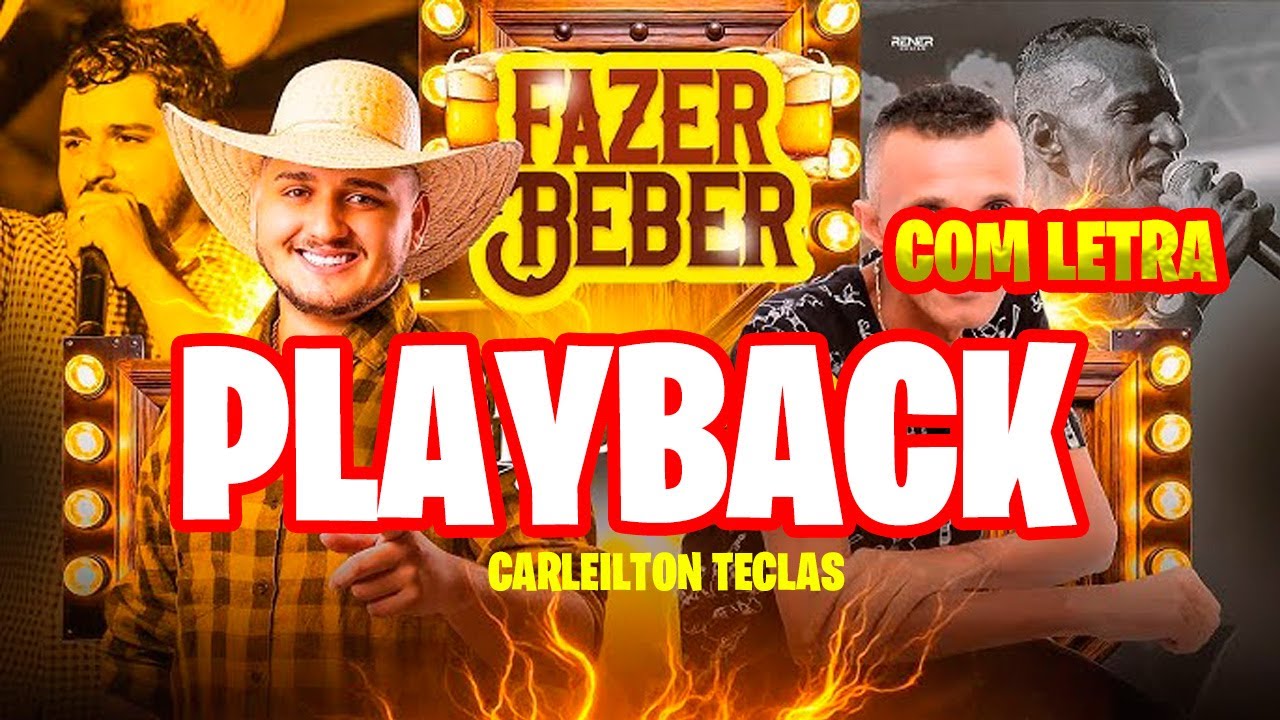 PLAYBACK FAZER BEBER - BIU DO PISEIRO - KARAOKÊ FAZER BEBER