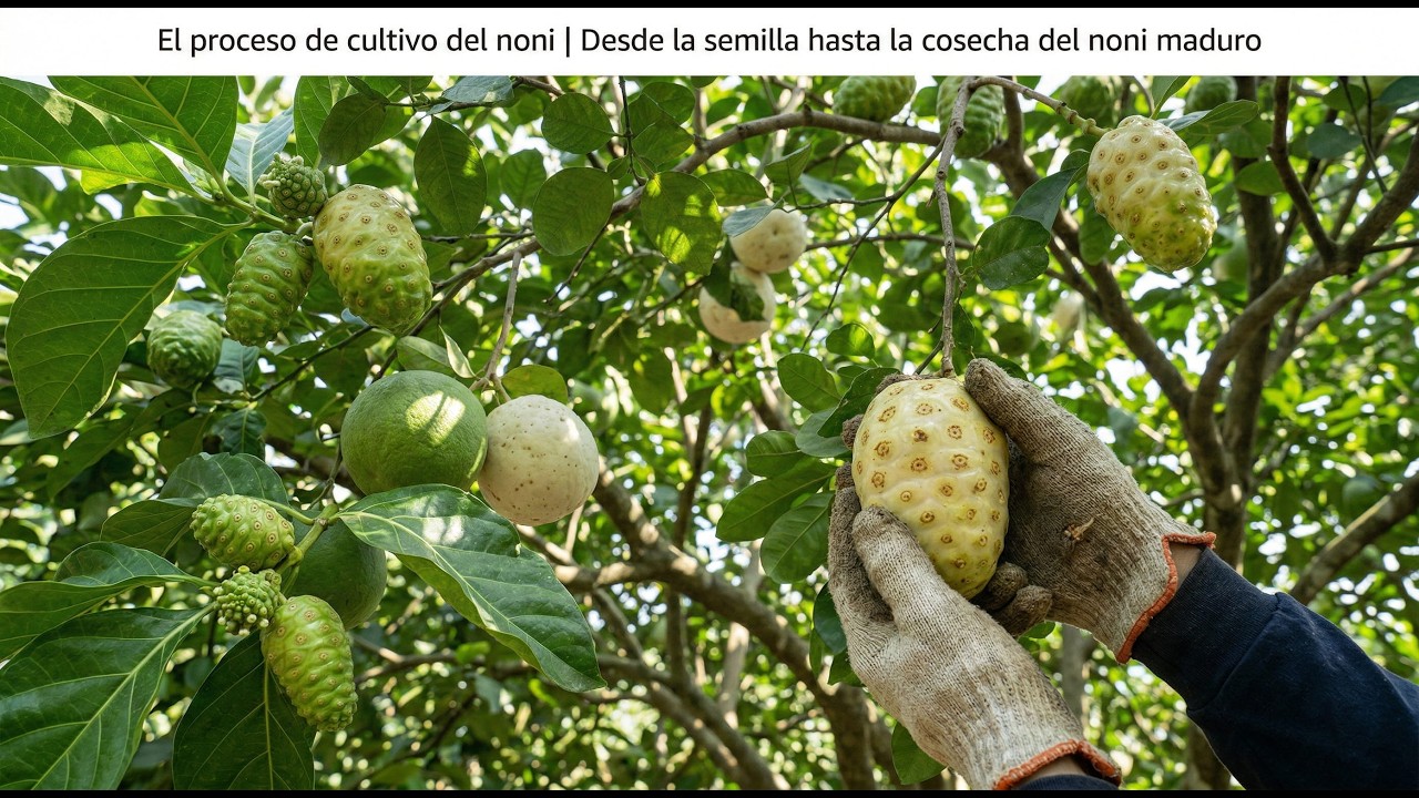 El proceso de cultivo del noni  | Desde la semilla hasta la cosecha del noni maduro