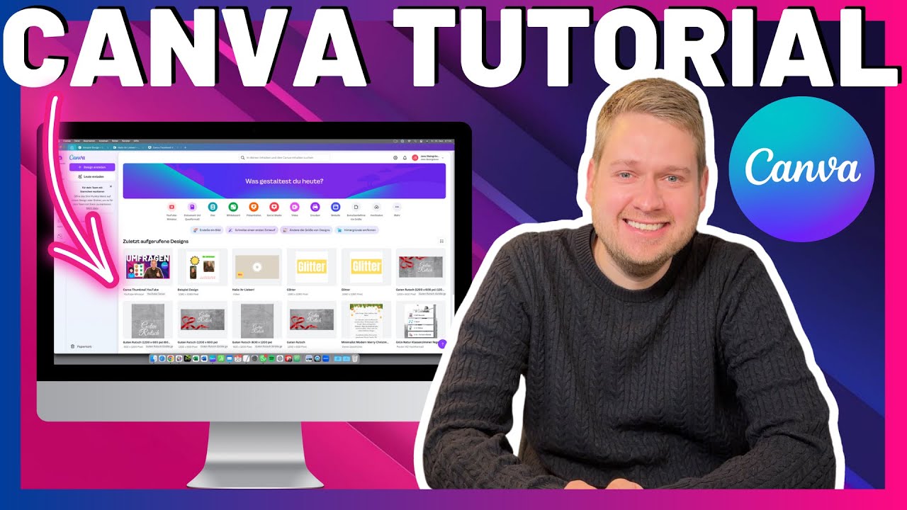 Canva Tutorial Deutsch 🎯✨ Alles, was du wissen musst, um sofort loszulegen!