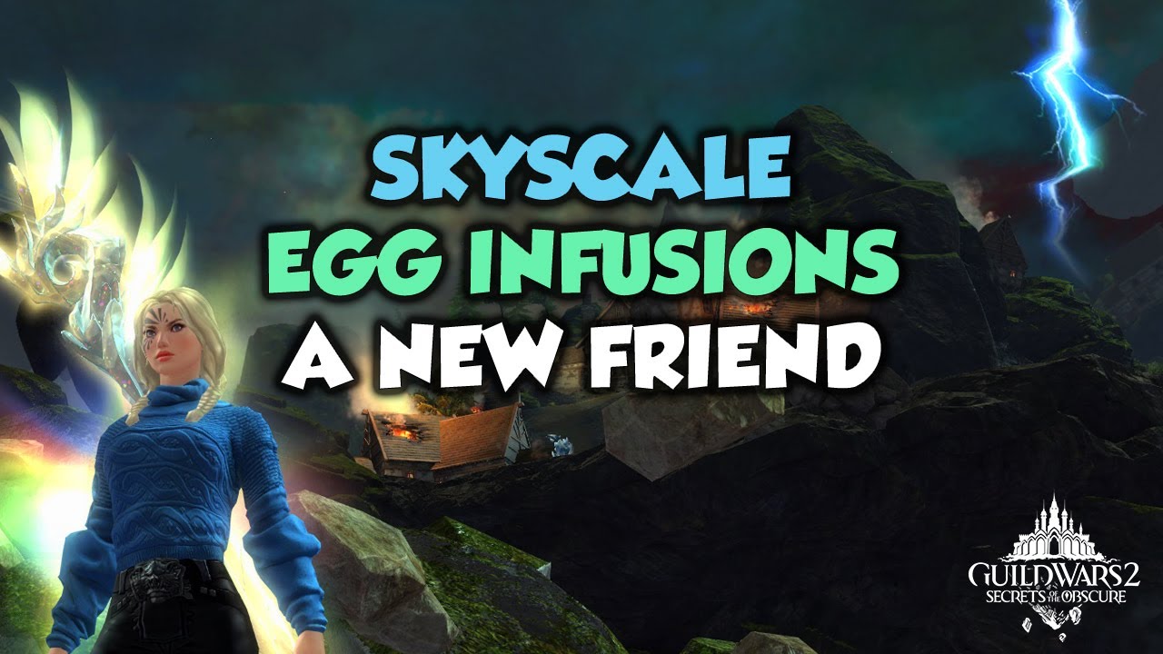 GW2 Skyscale Яичные Инфузии Новый Друг (Часть 2)