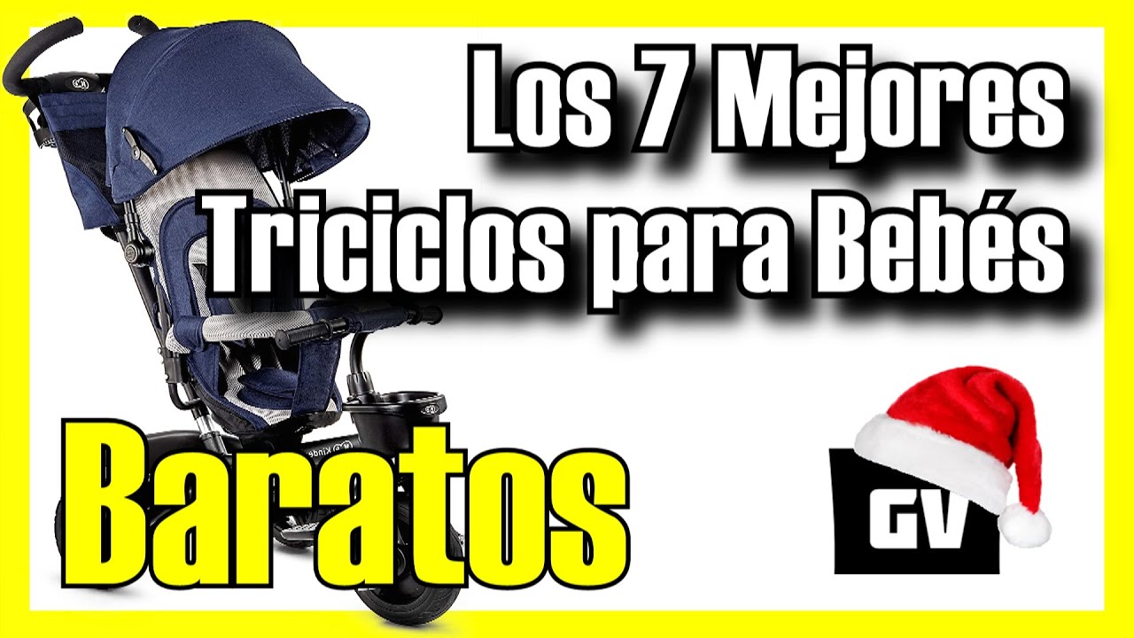 👶🏻 7 MEJORES Triciclos para Bebés BARATOS de Amazon [2024]✅[Calidad/Precio] Económicos / Plegables