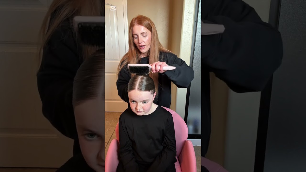 Slicked pony hair tutorial