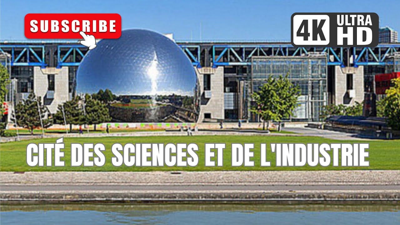 Visite la Cite des Sciences et industrie FRANCE [4K] Walking Tour