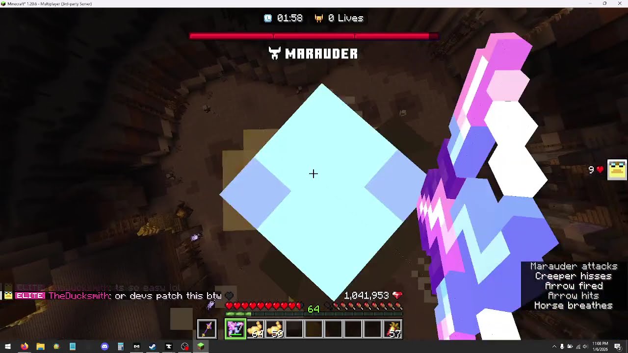 HITLESS ARMORLESS SHIELDLESS SPEARLESS MELEELESS SPRINTLESS POTIONLESS FOODLESS OR MARAUDER RUN!!!