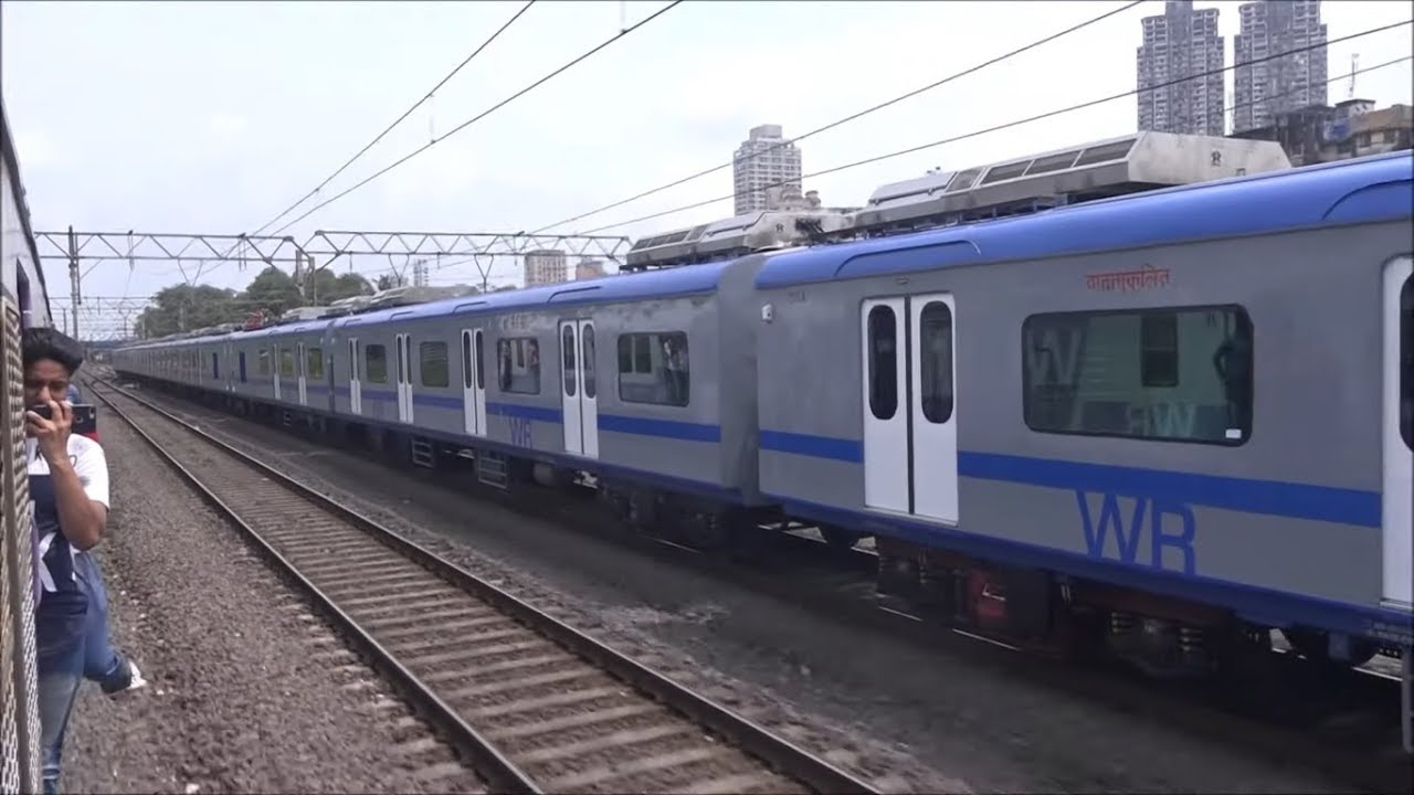First Day Capture of Very Beautiful Mumbai's 3rd AC EMU & Newly Started Mumbai's 2nd AC Emu At Dadar