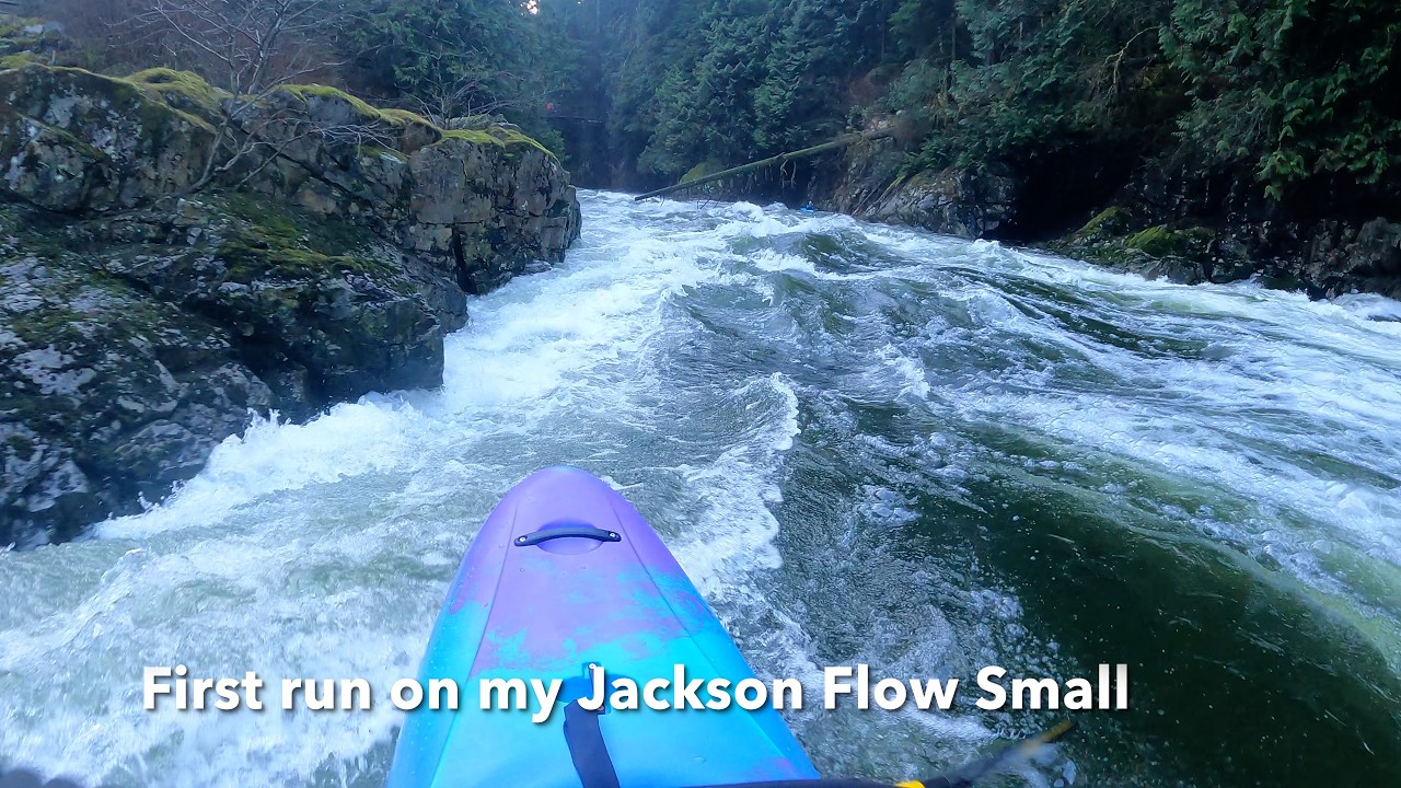 Jackson Flow Small Kayak First Run - Capilano River, Feb 8, 2026