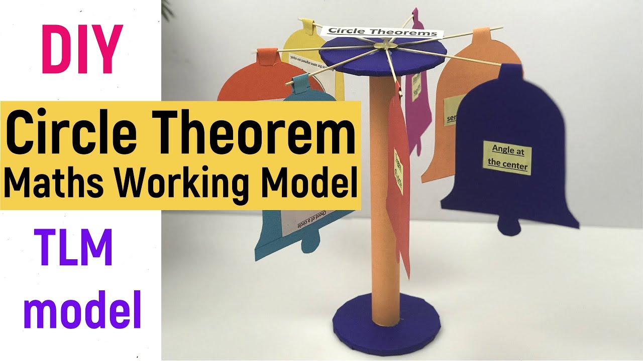 Circle theorem | Maths TLM model | TLM working model | #diyasfunplay | #diyproject